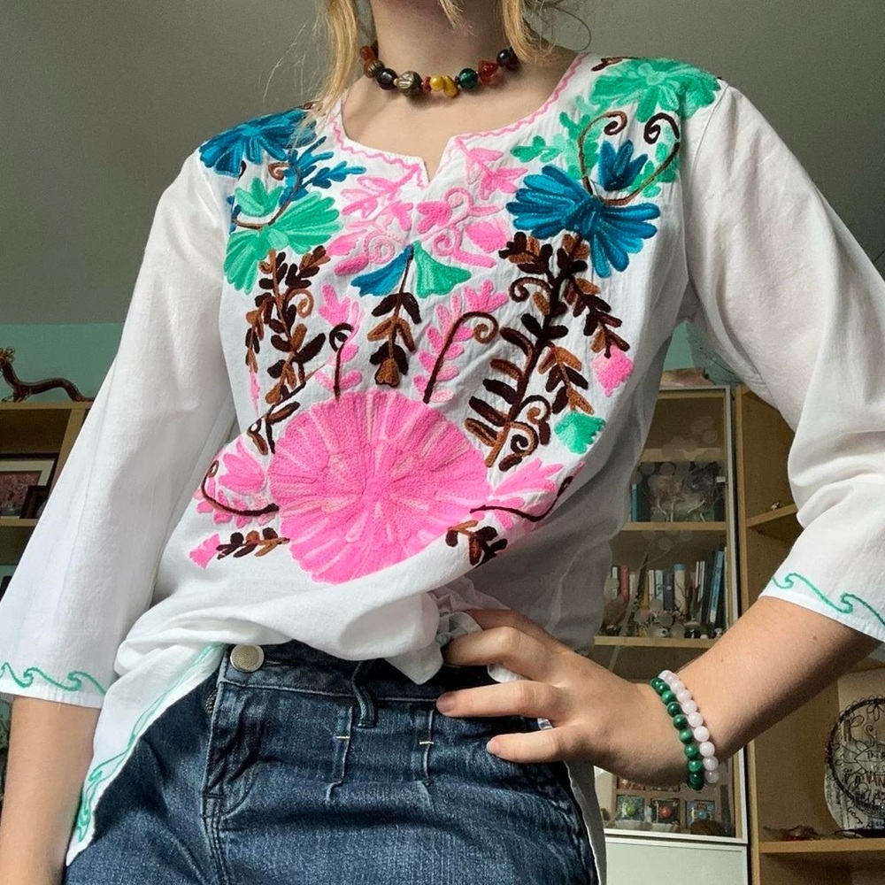 Embroidered top from Mexico